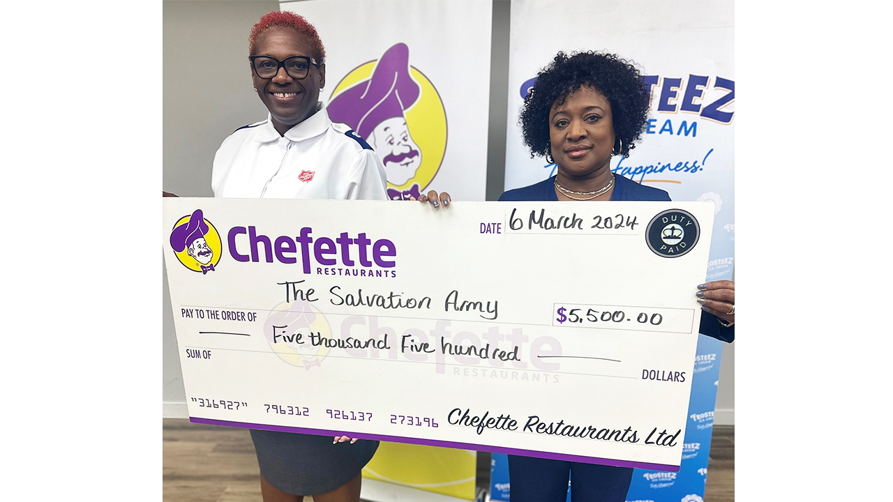 Chefette Donates to The Salvation Army